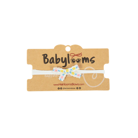 B1553XS HEIRLOOMS EMBR. RIBBON MINI BABY BAND