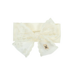 B1554T HEIRLOOMS BOW LACE TODDLER BAND
