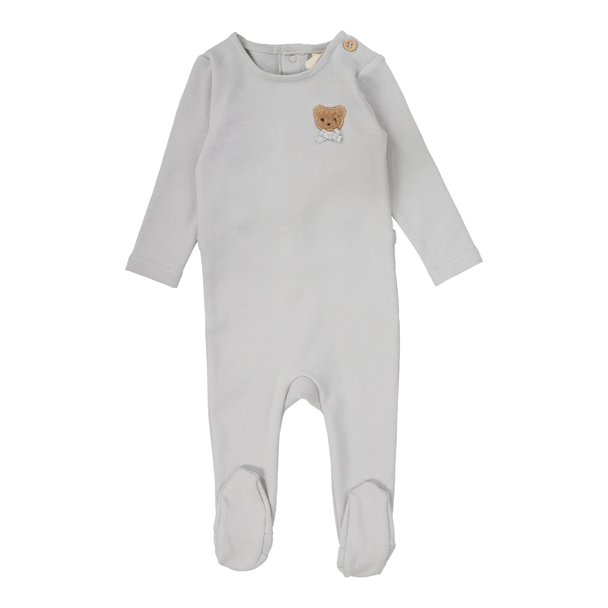 LILETTE BEAR APPLIQUE FOOTIE