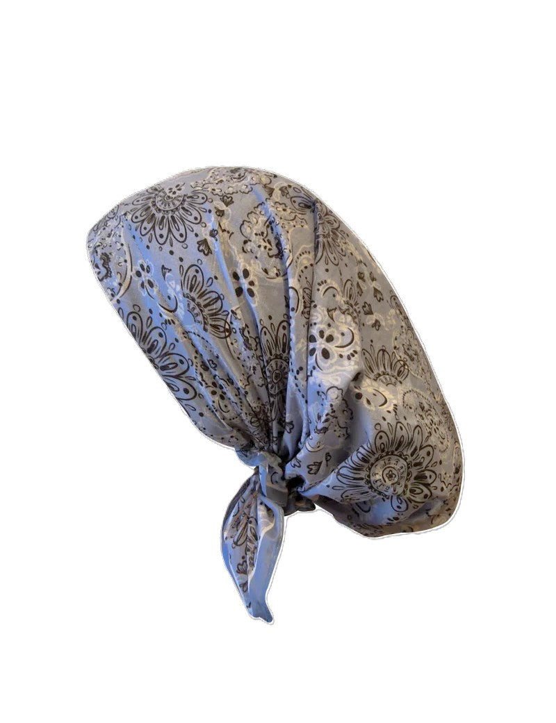 BAN103 REVAZ FLORAL PRETIED BANDANA