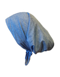 BAN105 REVAZ DENIM PRETIED BANDANA