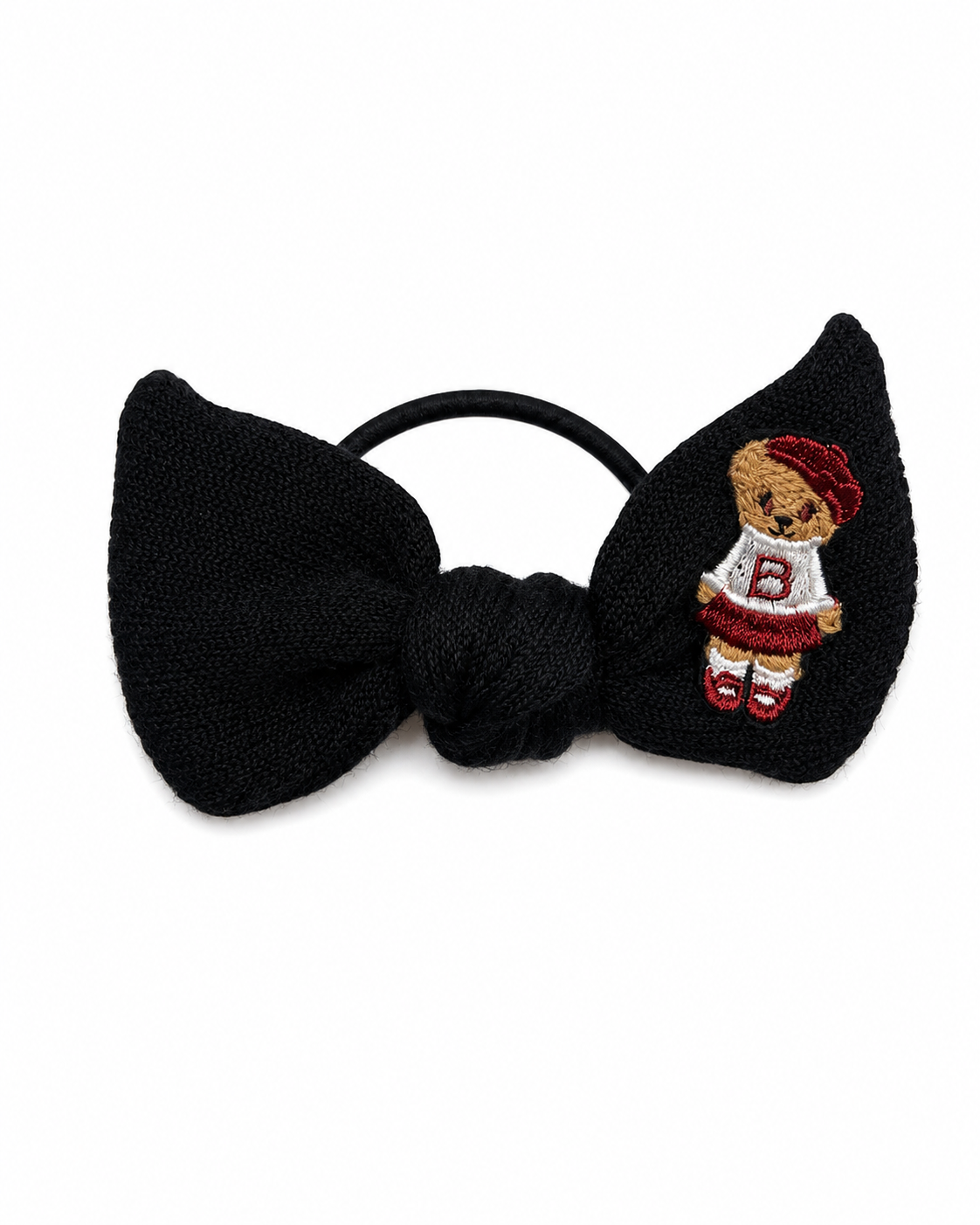 BANDEAU TEDDY KNITS PONY TIE