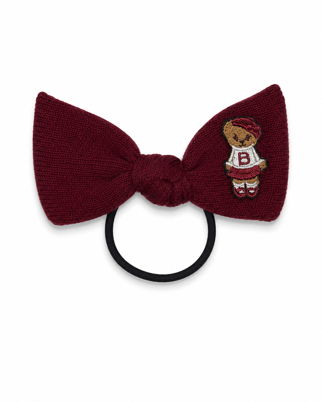 BANDEAU TEDDY KNITS PONY TIE