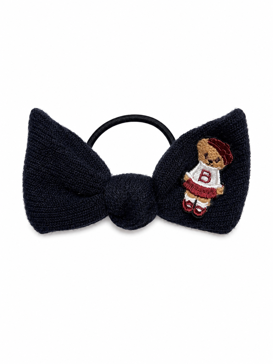 BANDEAU TEDDY KNITS PONY TIE