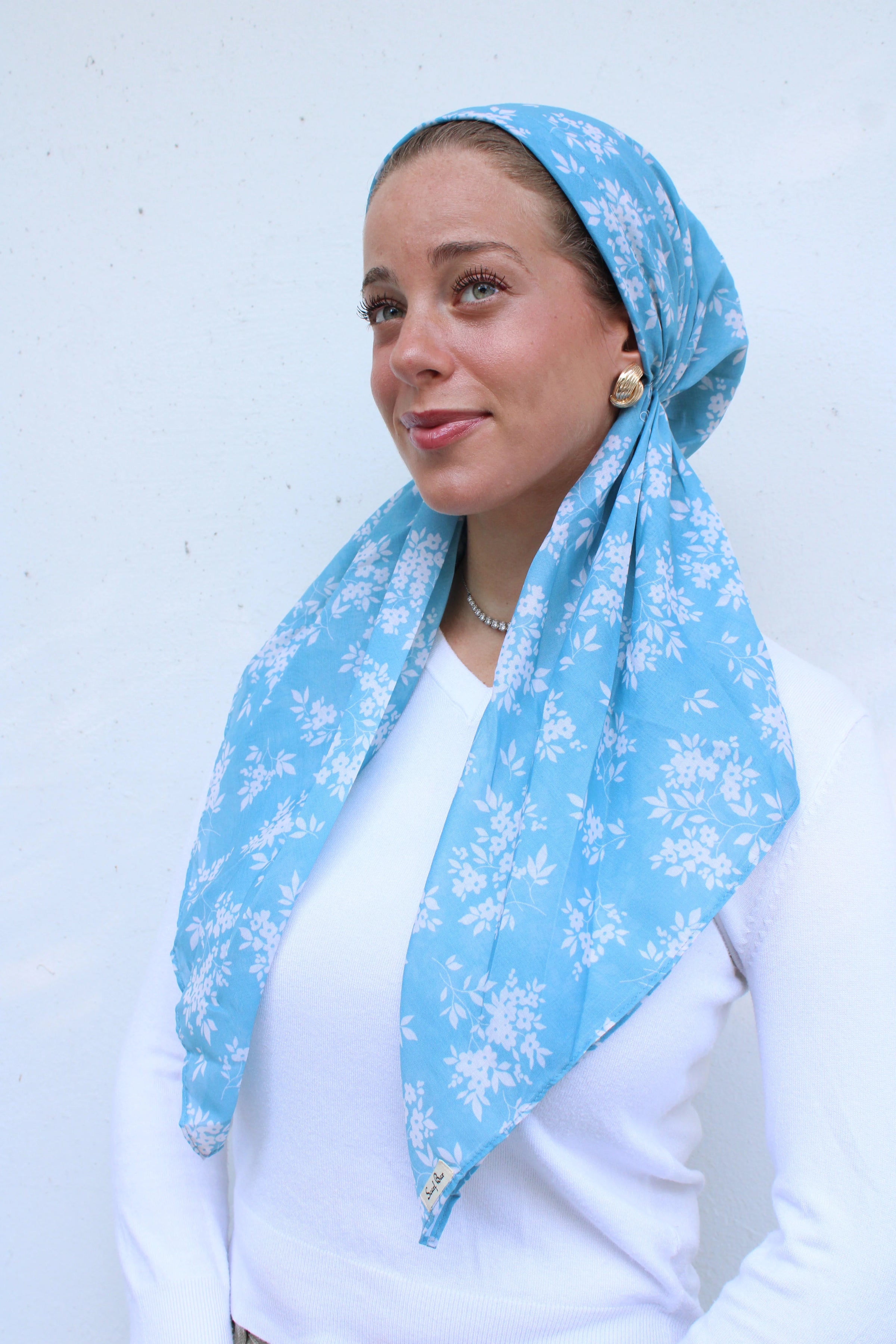 SCARF BAR CLASSIC PRETIED W/ VELVET GRIP
