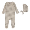 LILETTE BALLARD PRINT FOOTIE + BEANIE