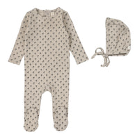 LILETTE BALLARD PRINT FOOTIE + BEANIE