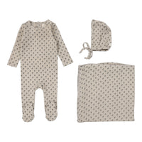 LILETTE BALLARD PRINT 3PC LAYETTE SET