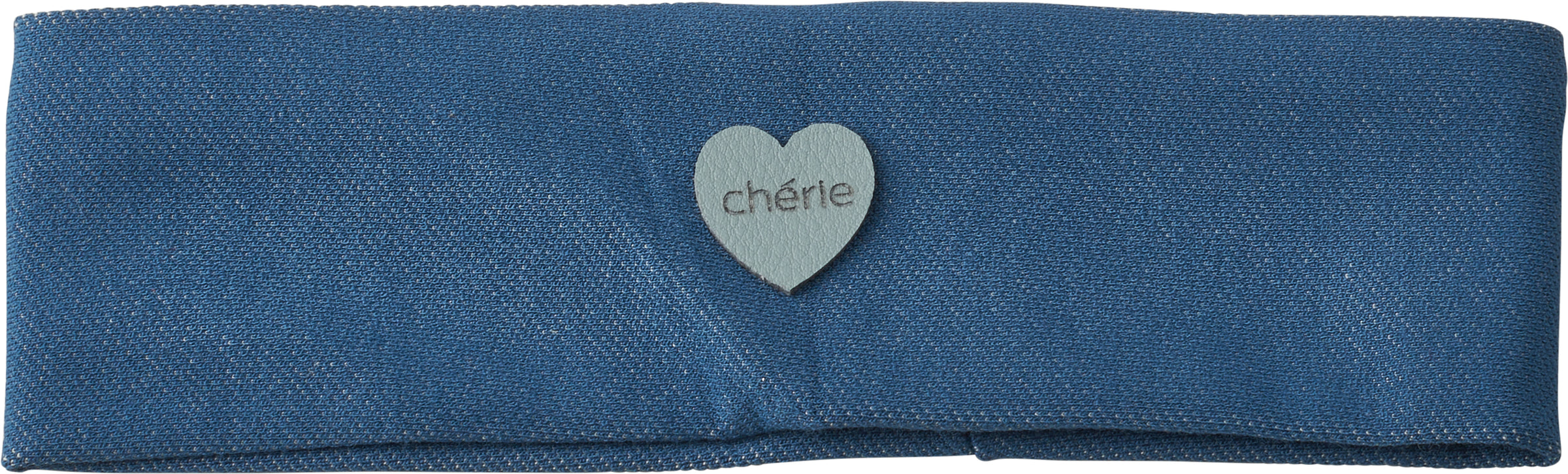 BR-7250 DENIM FRINGE HEART STRETCH BABY BAND