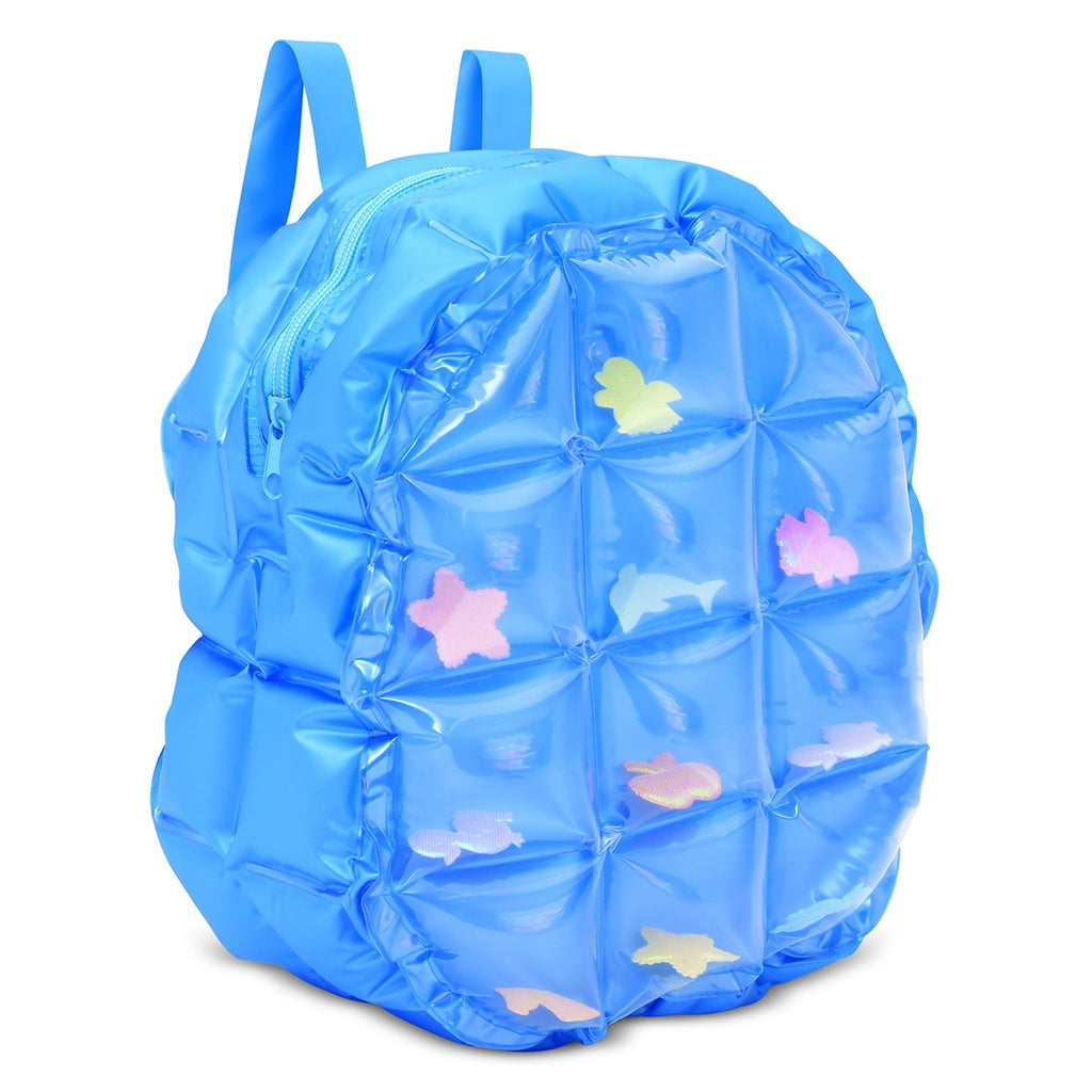 810-2127 ISCREAM BLUE BUBBLE BACKPACK