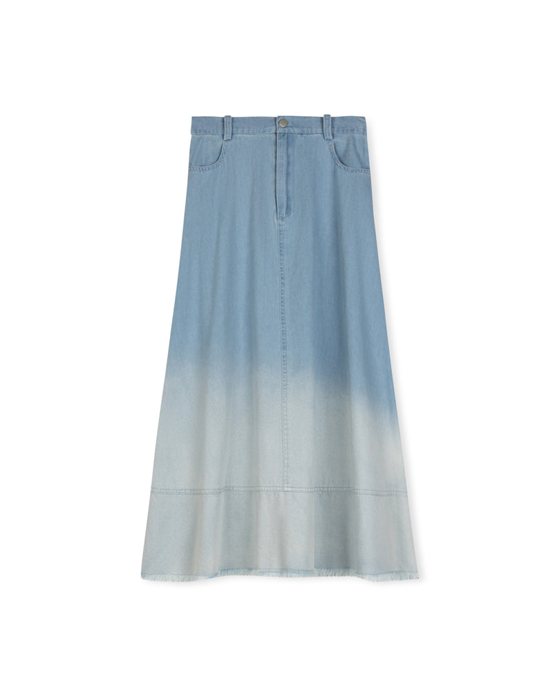 CABANA BUTTON DOW MAXI SKIRT