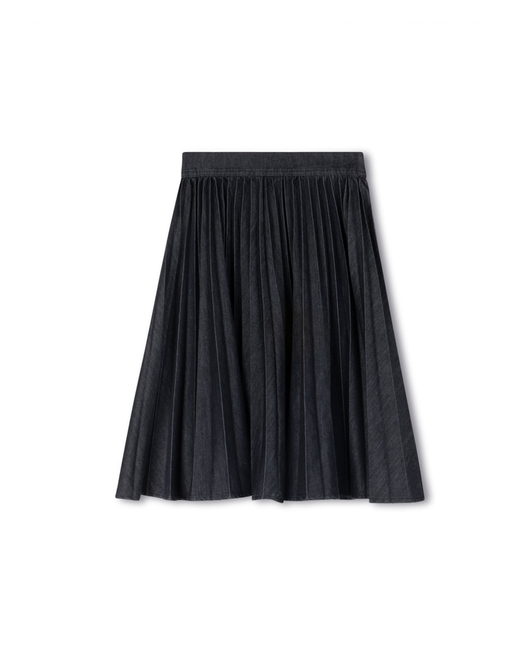 C-15255 MALLORY & MERLOT PLEATED DENIM SKIRT – Wesley Hills Boutique