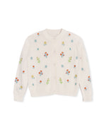 C-17817/C-17818 ONE CHILD BLOOM FLORAL SKIRT + CARDIGAN SET