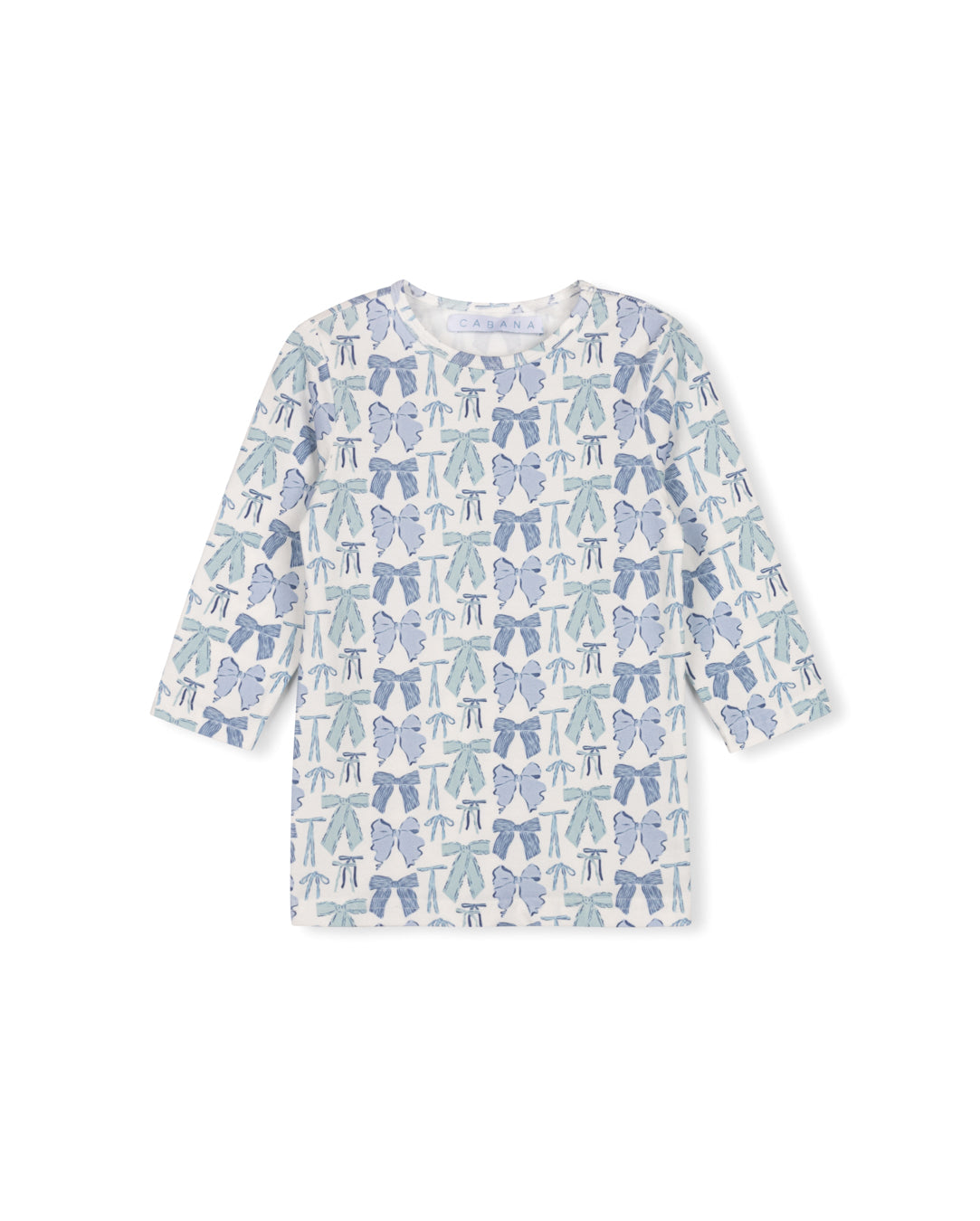 C-18465 CABANA BOW PATTERN T-SHIRT