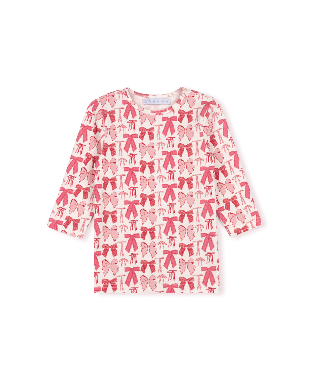 C-18465 CABANA BOW PATTERN T-SHIRT