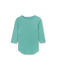 C-18895 CABANA STRIPE RIB BACK SEAM TEE
