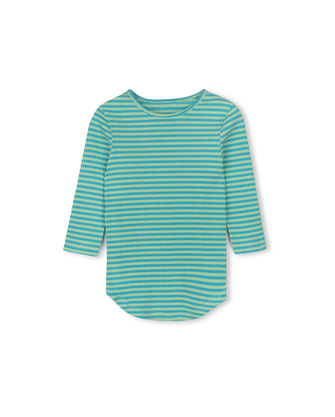 C-18895 CABANA STRIPE RIB BACK SEAM TEE