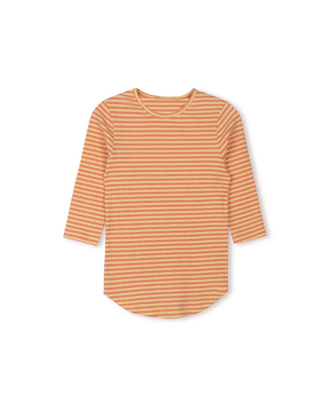 C-18895 CABANA STRIPE RIB BACK SEAM TEE