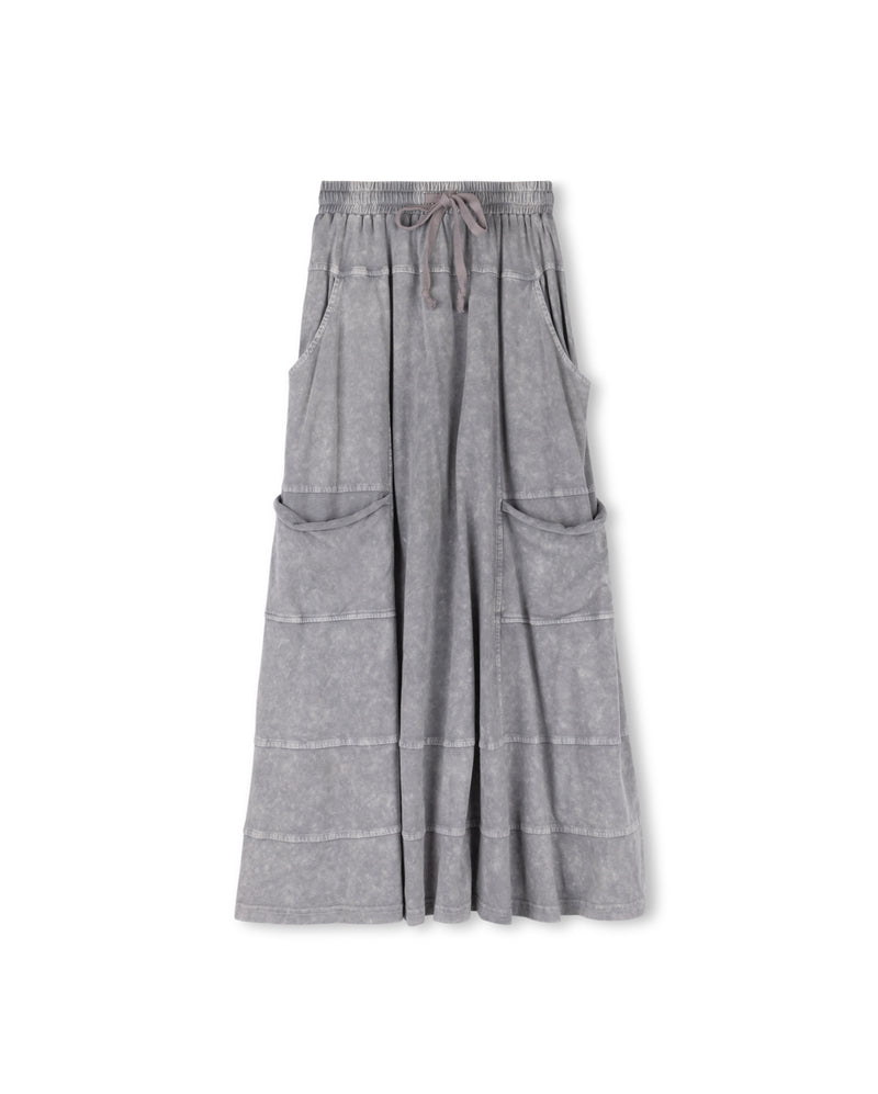 C-19099/C-19100 CABANA MINERAL WASH T-SHIRT + SKIRT