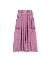 C-19099/C-19100 CABANA MINERAL WASH T-SHIRT + SKIRT