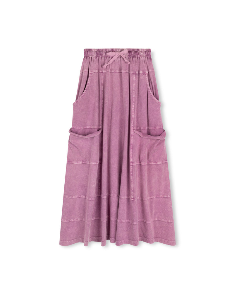 C-19099/C-19100 CABANA MINERAL WASH T-SHIRT + SKIRT