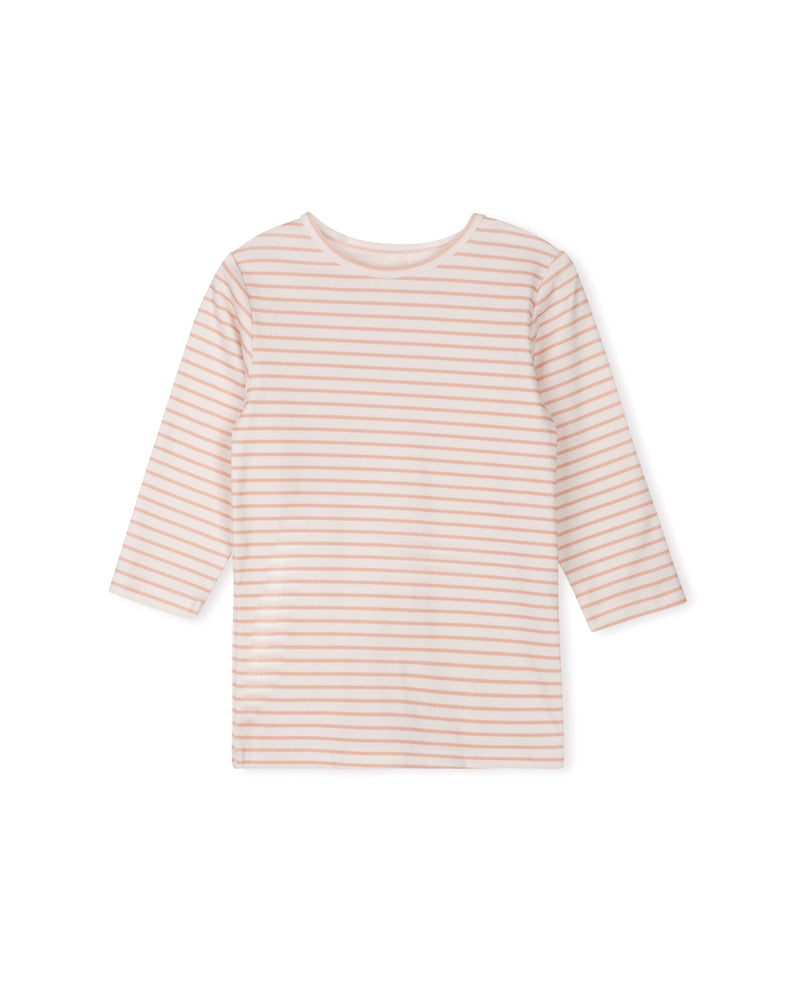 C-19276 PHIL & PHOEBE DICE PASTEL STRIPE T-SHIRT