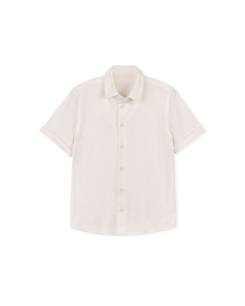 C-19908 HARPER JAMES PIQUE BUTTON SS SHIRT