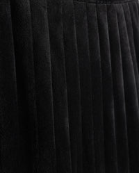 C-21142 PAPILLON SPADE VELVET PLEAT SKIRT