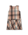 C-22786 ONE CHILD GILT WOOL PLAID DRESS