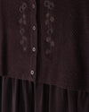C-23436 LILOU MAXI ROBE + EMBROIDERED CARDIGAN
