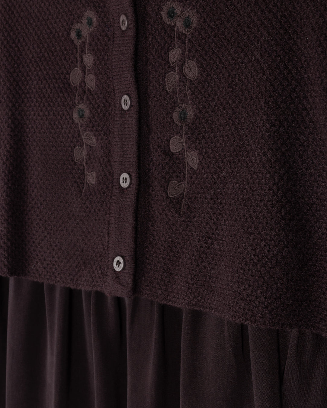 C-23436 LILOU MAXI ROBE + EMBROIDERED CARDIGAN