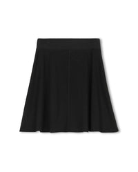 C-26356 CABANA ELASTIC WAIST A-LINE KNEE SKIRT