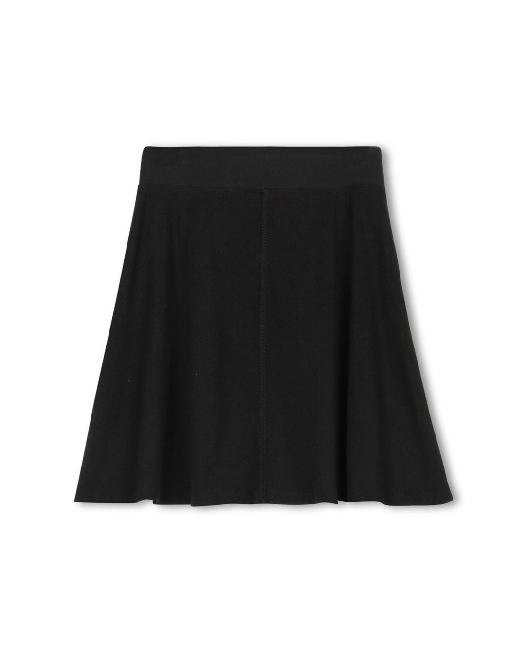 C-26356 CABANA ELASTIC WAIST A-LINE KNEE SKIRT