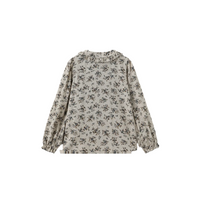 C-27280 / C-27285 ONE CHILD POPPY FLORAL BLOUSE + PLEATED SKIRT