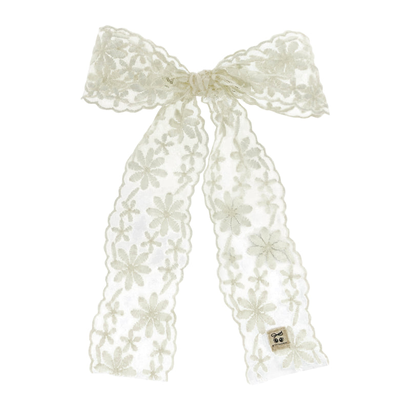 C1551L HEIRLOOMS OVERSIZED FLOWER LACE  BOW