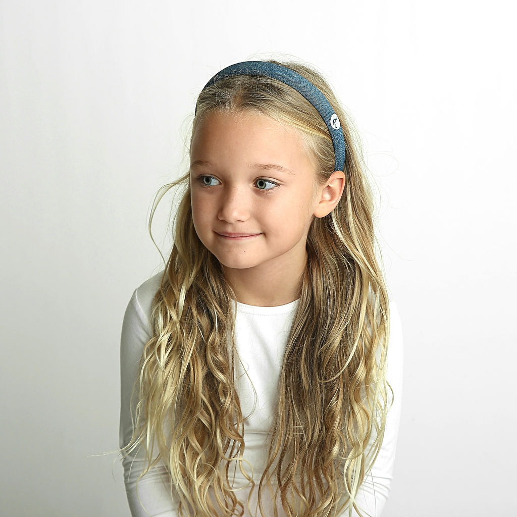C4506 DACEE DENIM SPORTS HEADBAND