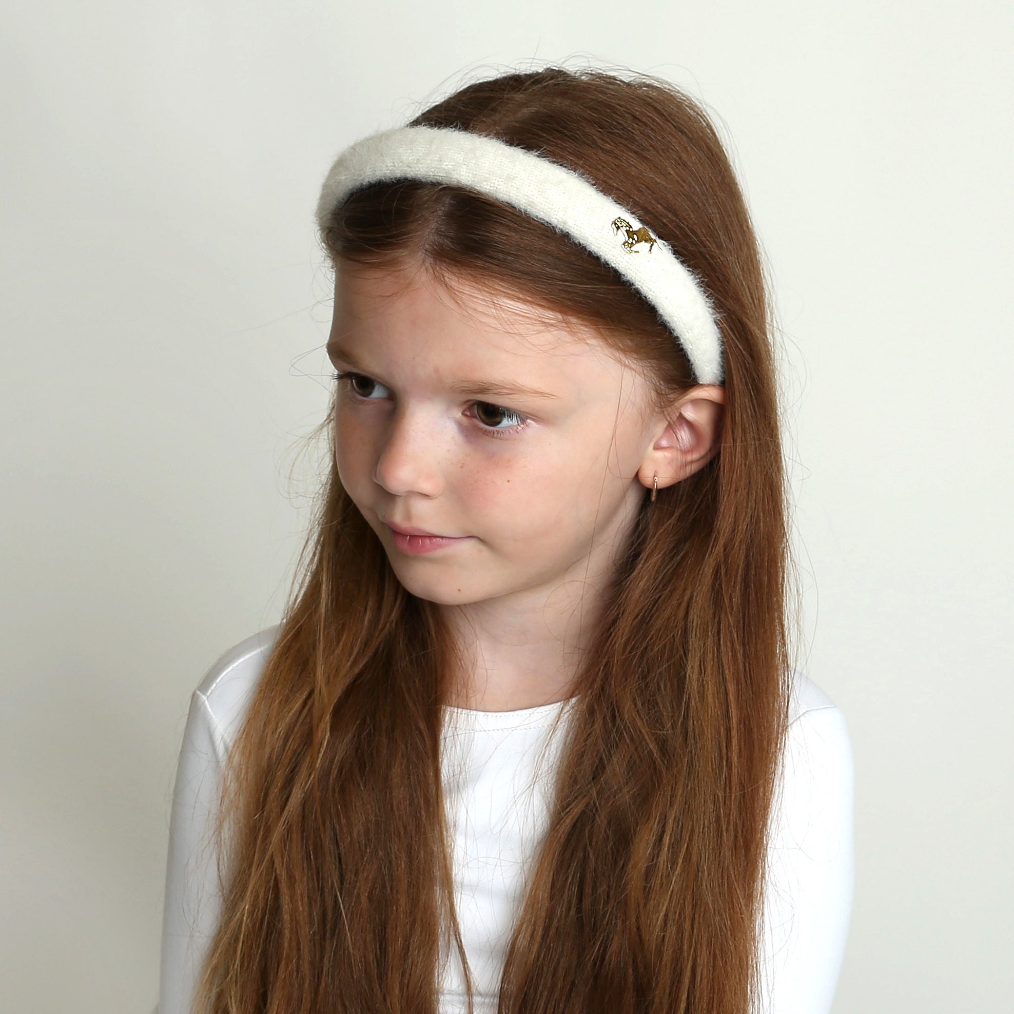 C4645 DACEE MOHAIR HORSE PADDED HEADBAND