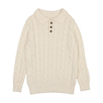 ANALOGIE CABLE KNIT POLO