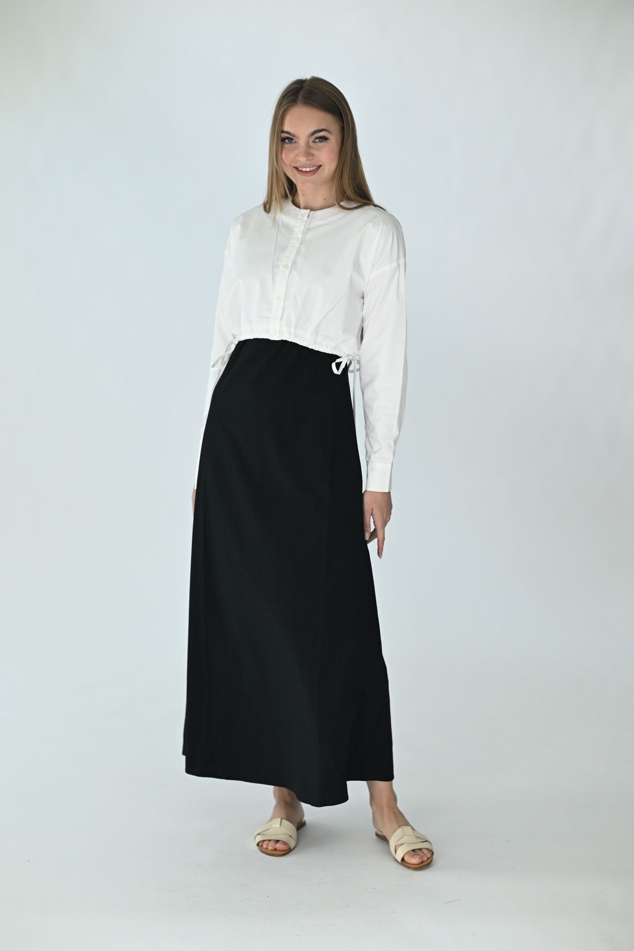 CONCEPT BUTTON DOWN CROP CO521