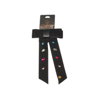 CP-7228 CHERIE VELVET RHINESTONE LARGE CLIP