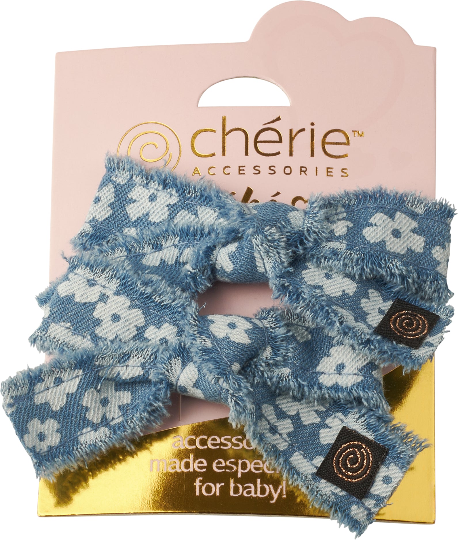 CP-7251 CHERIE DENIM PRINT SMALL CLIP SET