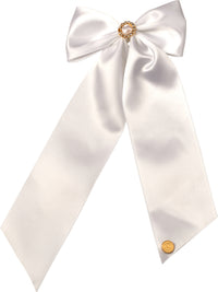 CP-7262 CHERIE SATIN RHINESTONE BUCKLE CLIP