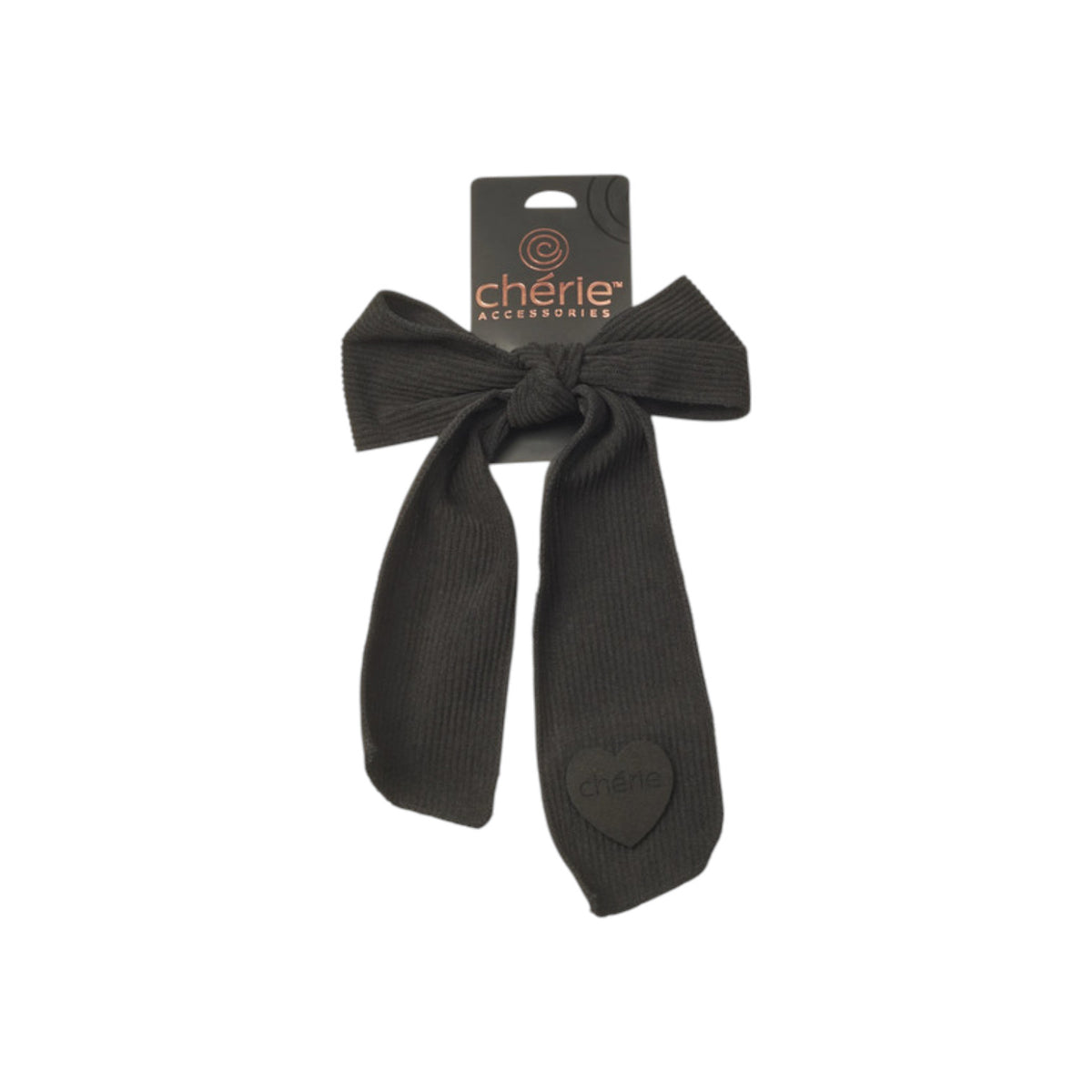 CP-7281 CHERIE CORDUROY HEART LARGE CLIP