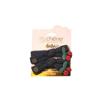 CP-7282 CHERIE KNIT CHERRIES SMALL CLIP 2PK
