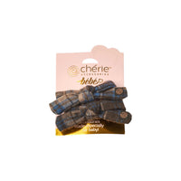 CP-7283 CHERIE PLAID SMALL CLIP 2PK