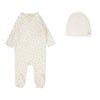 LILETTE CHERRY PRINT FOOTIE + BEANIE