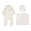 LILETTE CHERRY PRINT 3PC LAYETTE SET