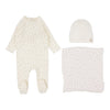 LILETTE CHERRY PRINT 3PC LAYETTE SET