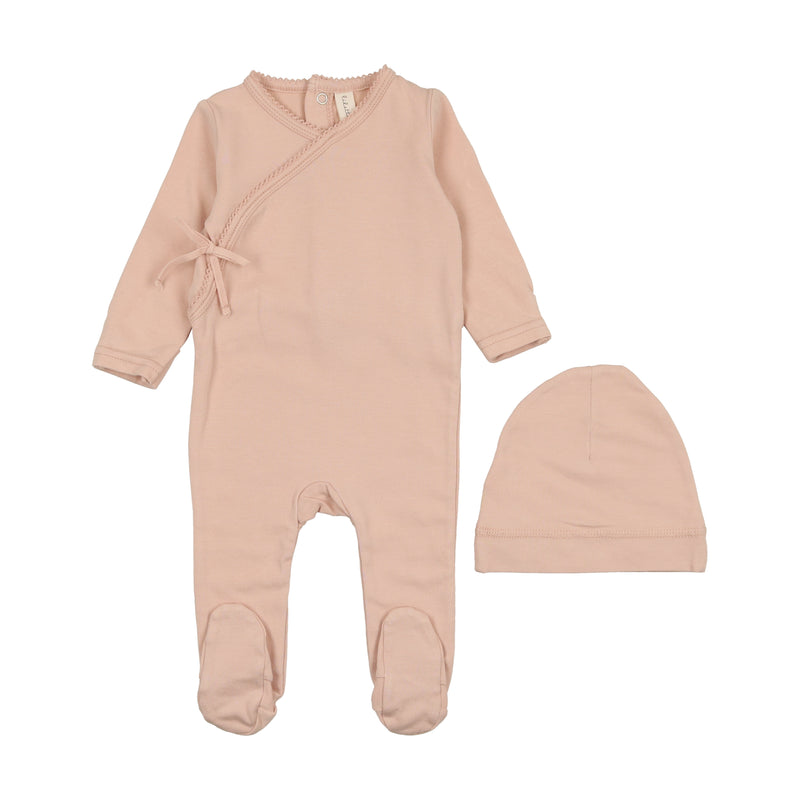 LILETTE BRUSHED COTTON WRAPOVER 3 PC SET