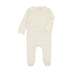 LILETTE BRUSHED COTTON WRAPOVER FOOTIE